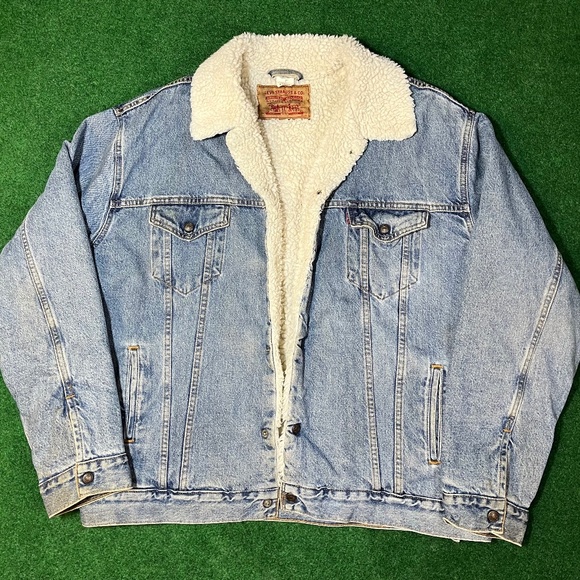 Levi's Other - Vintage 90s Trucker Sherpa Jacket